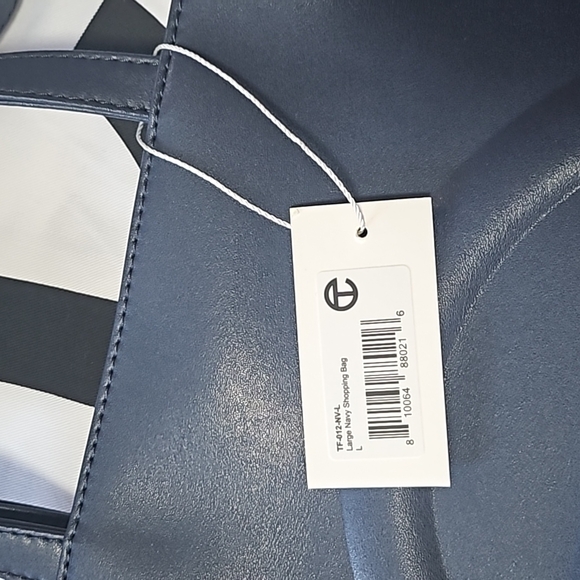 Telfar Large Navy Shopping Bag - Picture 4 of 4